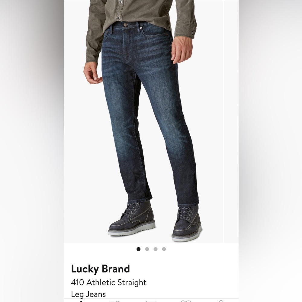 Lucky Brand 410 Athletic Straight Leg Jeans, 40x34, new!